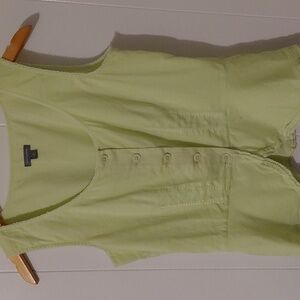 Ann Taylor Light Green Sleeveless Top